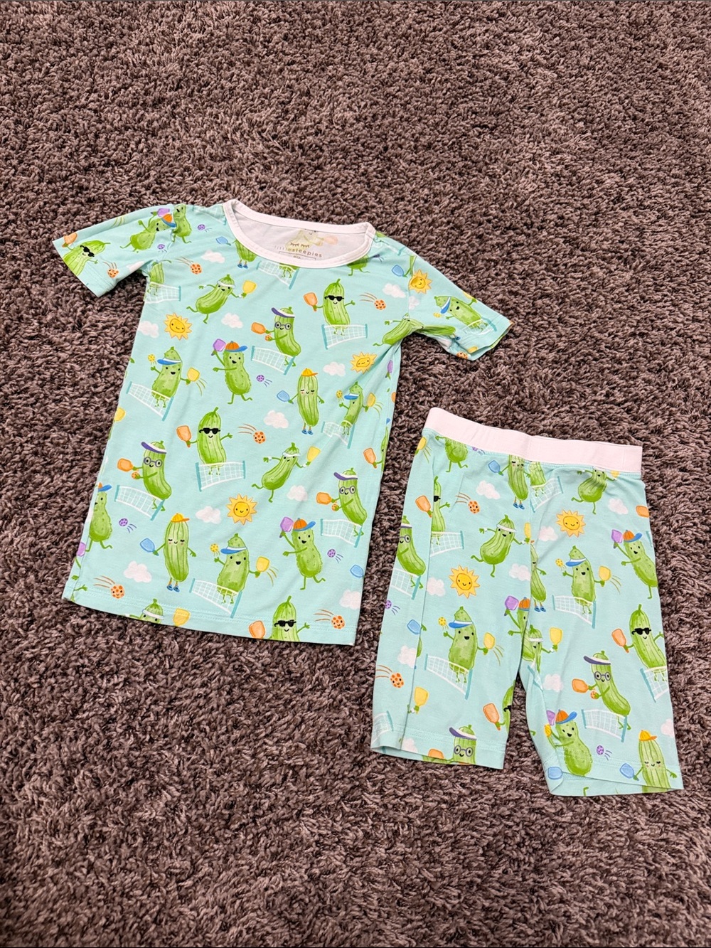 Little sleepies pickle power pj set